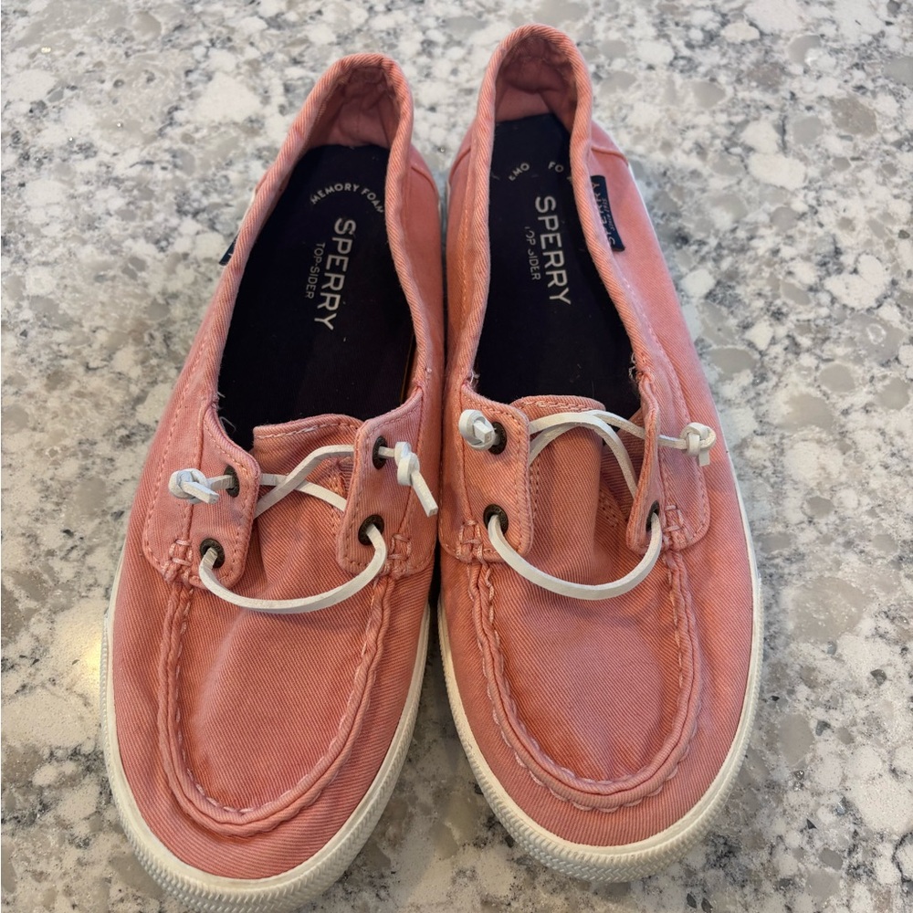 Sperry Women’s Coral Canvas Boat Shoes
